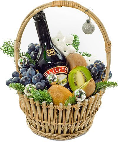 Корзина новогодняя 4