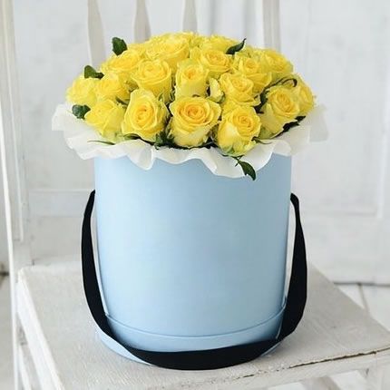 Цветы в коробке. Композиция № 21