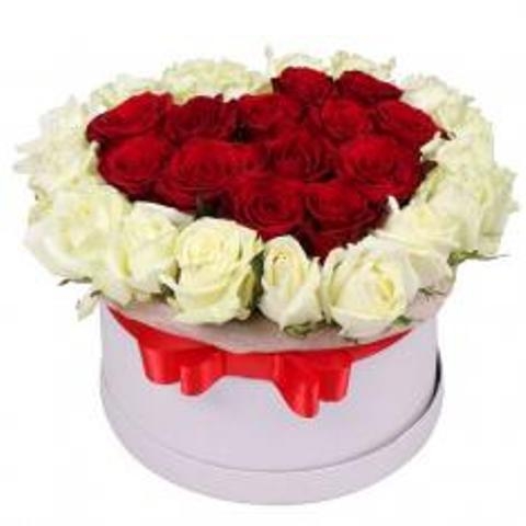 Композиция в коробке Люблю тебя